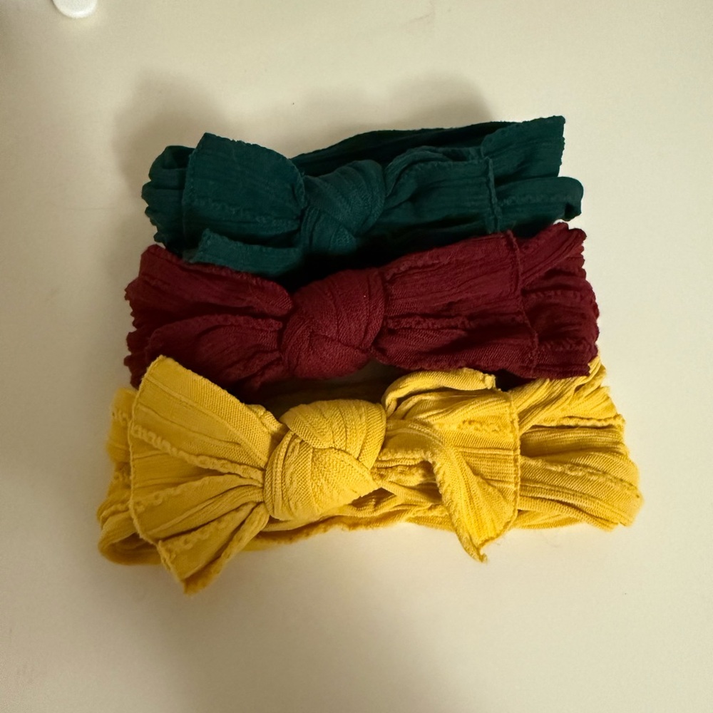Baby Bling Colorful Knotted Headbands Set